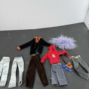 Vintage Barbie Mattel & Myscene Doll Clothes And Accessories